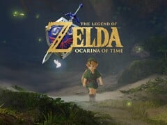 Link do remake de Zelda: Ocarina of Time explorando Hyrule
