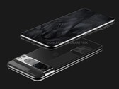 O Pixel 8 Pro tem o mesmo tamanho de display que seu predecessor, ao contrário do Pixel 8. (Fonte de imagem: @OnLeaks &amp; SmartPrix)