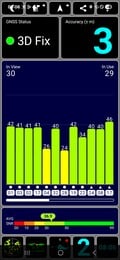 Teste de GPS ao ar livre