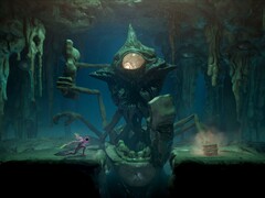 Uma imagem mostrando um inimigo no Grime.