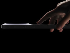 Perfil lateral do Vivo X300 mostrando o fino compartimento da câmera. (Fonte da imagem: Vivo)