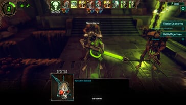Na imagem: uma captura de ecrã da jogabilidade de Warhammer 40,000: Mechanicus.