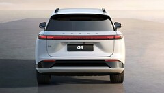 O G9 é o primeiro veículo elétrico da XPeng projetado para vendas no exterior (imagem: XPeng)