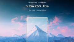 O Z60 Ultra está chegando. (Fonte: Nubia)