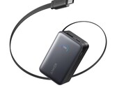 O power bank A1638 possui um cabo e uma tela integrados (Fonte da imagem: Anker)