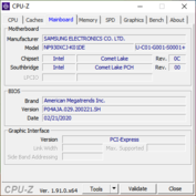 Samsung Galaxy Book Ion 13.3 - CPUz