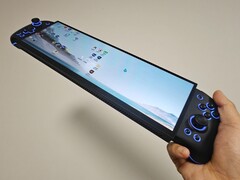 O computador de mão DIY ultrawide com Windows. (Fonte da imagem: PureDIY via BiliBili)