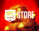 A Epic Games Store está distribuindo dois novos jogos entre hoje e 27 de novembro, com o logotipo na foto. (Fonte da imagem: Epic Games Store - editado)