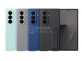 O Galaxy Z Fold7 já pode ser visto em suas quatro cores de lançamento por meio dessas capas originais que vazaram. (Fonte da imagem: via NieuweMobiel)