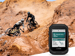 O Edge MTB não conta com a tela grande que a Garmin inclui no Edge 1050. (Fonte da imagem: Garmin)