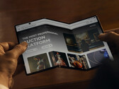 A Samsung foi diretamente questionada sobre o lançamento de um smartphone triplo como o Huawei Mate XT, na foto, em sua última chamada de lucros. (Fonte da imagem: Huawei)