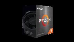 A caixa de varejo &quot;Ryzen 5 5600X&quot;. (Fonte: AMD)