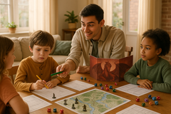 Durante uma sessão de D&amp;amp;D, um mestre de jogo notou que uma criança tinha dificuldade em distinguir entre amarelo e azul - um sinal de uma forma rara de daltonismo. (Fonte da imagem: OpenAI)