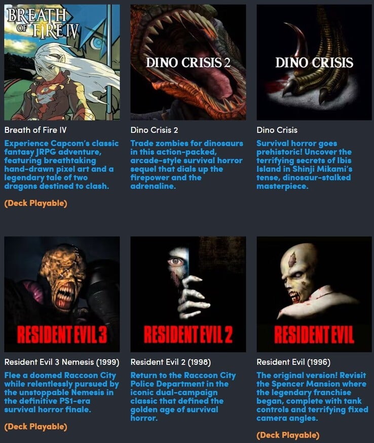 Todos os jogos incluídos no Humble Bundle Capcom Classics Bundle
