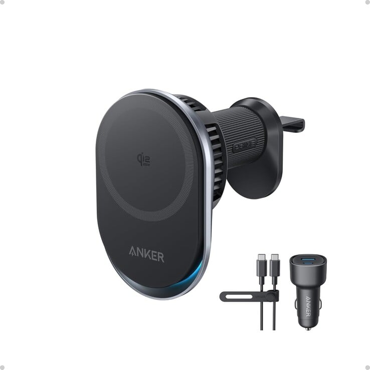 O carregador veicular sem fio Anker Prime (MagGo, AirCool, Pad). (Fonte da imagem: Anker)