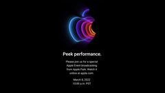 Apple O evento &quot;Peek Performance&quot; da Peek será realizado em breve (imagem via Apple)