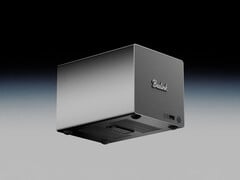 A nova configuração do ME Pro vem equipada com o processador Pentium Silver J5005. Na imagem: uma renderização que mostra o design do NAS.