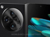 O OnePlus Open pode ser um dos menores smartphones dobráveis lançados até hoje. (Fonte da imagem: @OnLeaks &amp; SmartPrix)