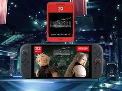Final Fantasy 7 Remake Intergrade Switch 2 Game-Key Card mostrado (Fonte da imagem: Square Enix, Nintendo of America com edições)