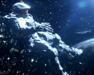 Uma captura de tela da sequência final de Halo 4