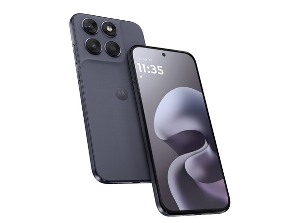 Motorola Moto G67 em Pantone Arctic Seal. (Fonte da imagem: Motorola)