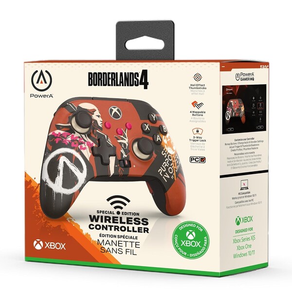 O PowerA Wireless Controller para Xbox Series S|X também é compatível com Xbox One e PCs.