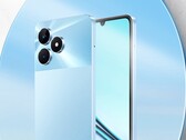 O Realme Note 50 tem uma carcaça particularmente fina com um design moderno. (Imagem: Realme)