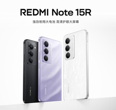 Por enquanto, o Redmi Note 15R está disponível apenas na China. (Fonte da imagem: Redmi)