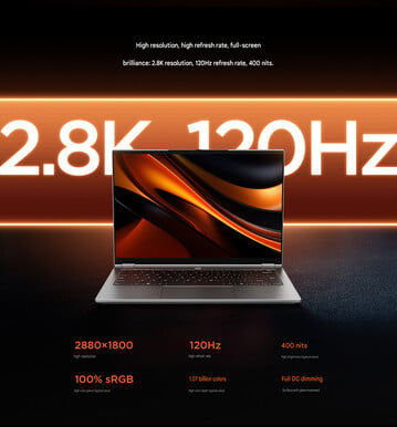 Especificações da tela do laptop (tradução automática)