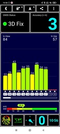 Recepção GPS ao ar livre