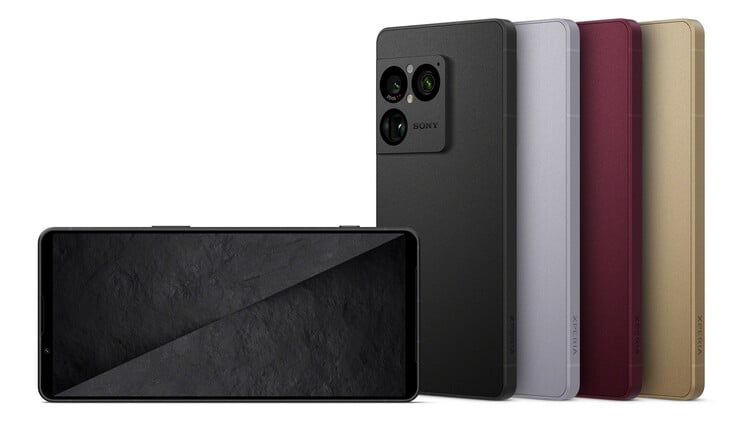 As quatro opções de cores e o design do Xperia 1 VIII