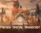 Imagem promocional oficial da Kuro Games anunciando a versão 3.5 do Wuthering Waves.