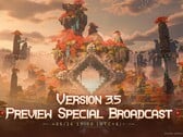 Imagem promocional oficial da Kuro Games anunciando a versão 3.5 do Wuthering Waves.