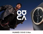 O Huawei Nova 15 Max na cor preta