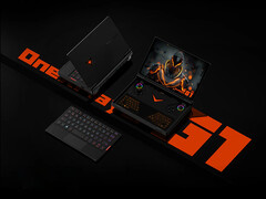 O OneXPlayer G1 vem em uma única opção de cor preta. (Fonte da imagem: One-Netbook)