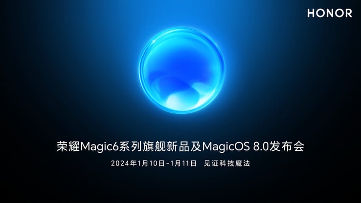 Honorda série Magic6. (Fonte: Honor via Weibo)