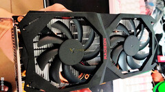A AMD Radeon RX 6600 XT enfrentará a concorrência da NVIDIA's GeForce RTX 3060 Ti. (Fonte da imagem: Baidu via VideoCardz)