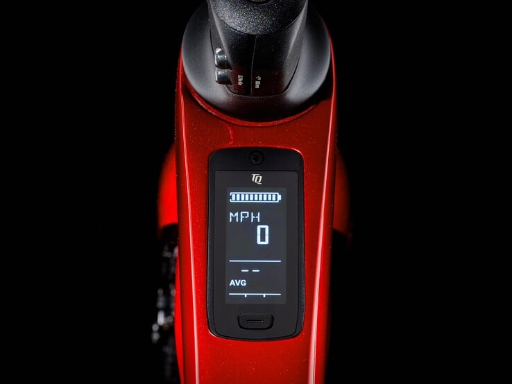 A Trek Domane+ SL vem equipada com um visor LED colorido TQ