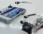 O suposto DJI Mini 3 Pro com seu controle remoto. (Fonte de imagem: @JasperEllens)