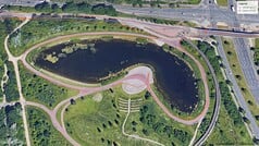 Viagem de teste GNSS: lago