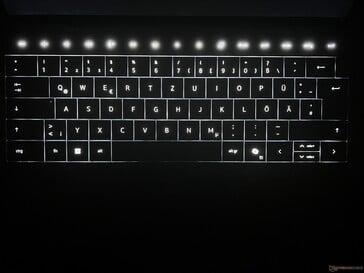 Luz de fundo do teclado