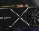 O cartão Nvidia GeForce RTX 3090 Ti foi revelado no CES 2022. (Fonte da imagem: Nvidia - editado)