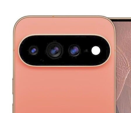 Imagem vazada do Pixel 11 Pro mostra um recorte circular para a teleobjetiva (Imagem editada para melhor visibilidade)