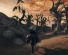 Captura de tela da versão em andamento de Morrowind usando o Elden Ring (fonte da imagem: InfernoPlus YT)