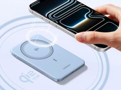 Banco de potência magnético MagFlow Air da Ugreen (5000mAh, Qi2 15W)