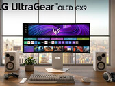 Por enquanto, a LG só oferece o UltraGear OLED 34GX90SA em um acabamento branco. (Fonte da imagem: LG)