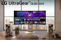 Por enquanto, a LG só oferece o UltraGear OLED 34GX90SA em um acabamento branco. (Fonte da imagem: LG)