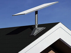 O suporte pivotante de antena parabólica Starlink Standard Kit para telhados. (Fonte da imagem: Starlink)