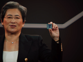 Dr. Lisa Su revela a tecnologia de empilhamento em V-cache 3D que chega ao principal processador AMD no final deste ano. (Fonte: AMD Computex 2021 keynote)