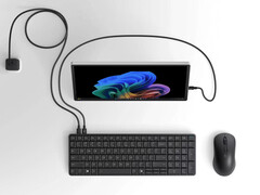 O EliteBoard G1a pesa 670 g e mede 358 x 118 x 17 mm.